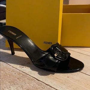Fendi Black Heels
